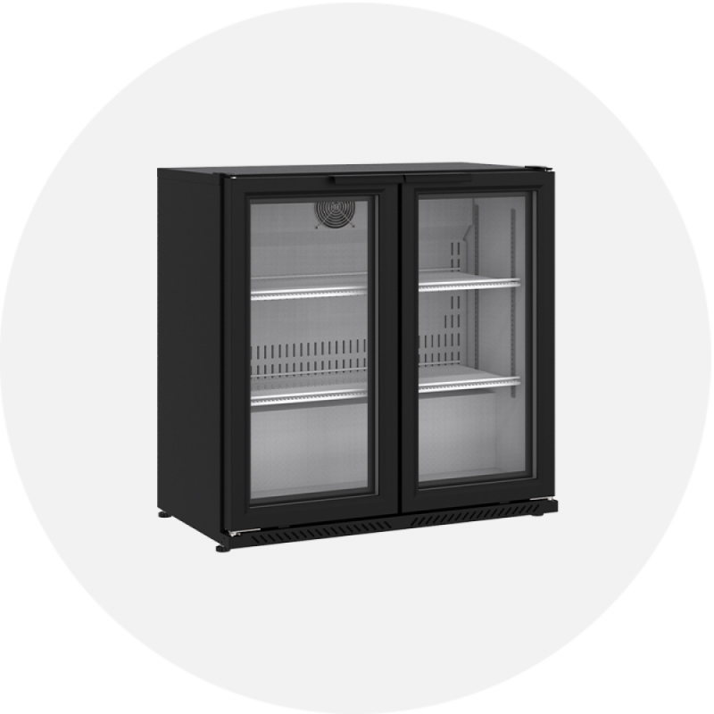 S220 Hinged - Back Bar Cooler