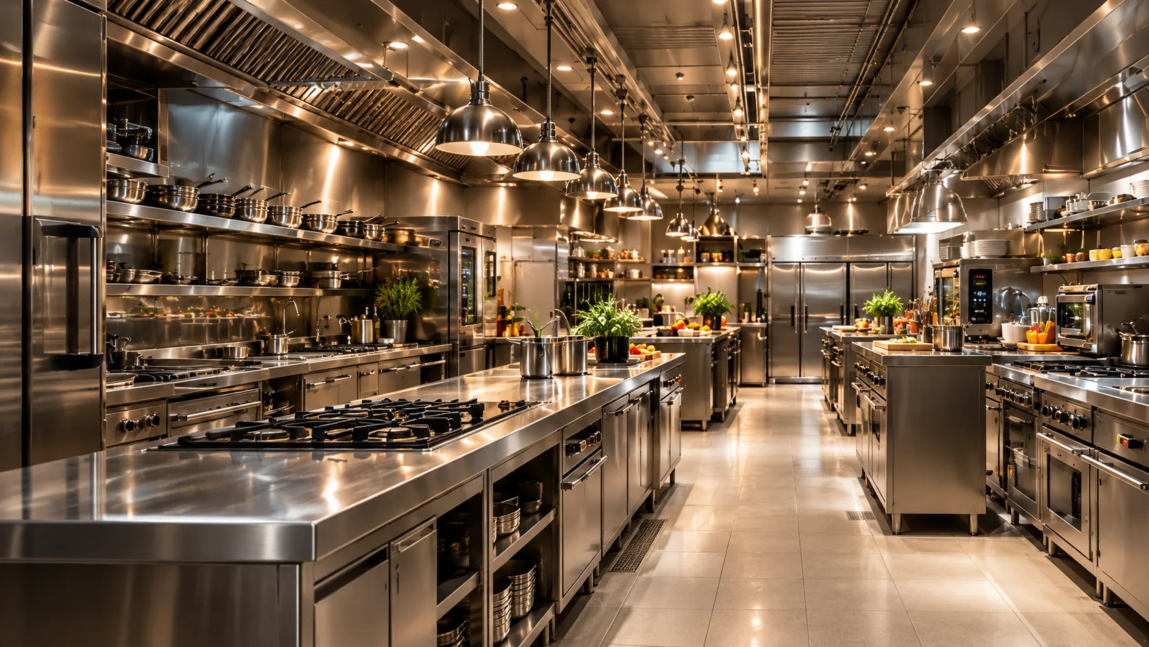 Professional commercial kitchen designed by HorecaHost